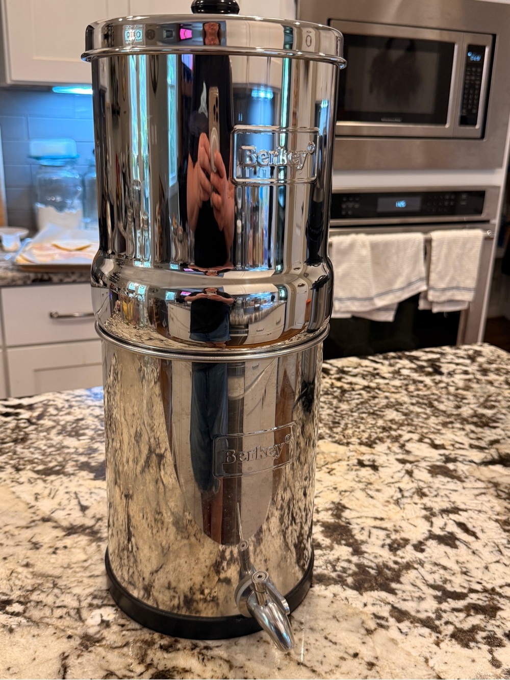 Berkey Stainless Steel Gravity Water Filter - Polished Silver